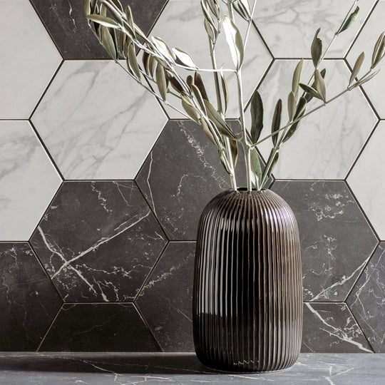 Statuarietto Honed Hexagon Mosaic - alternate view