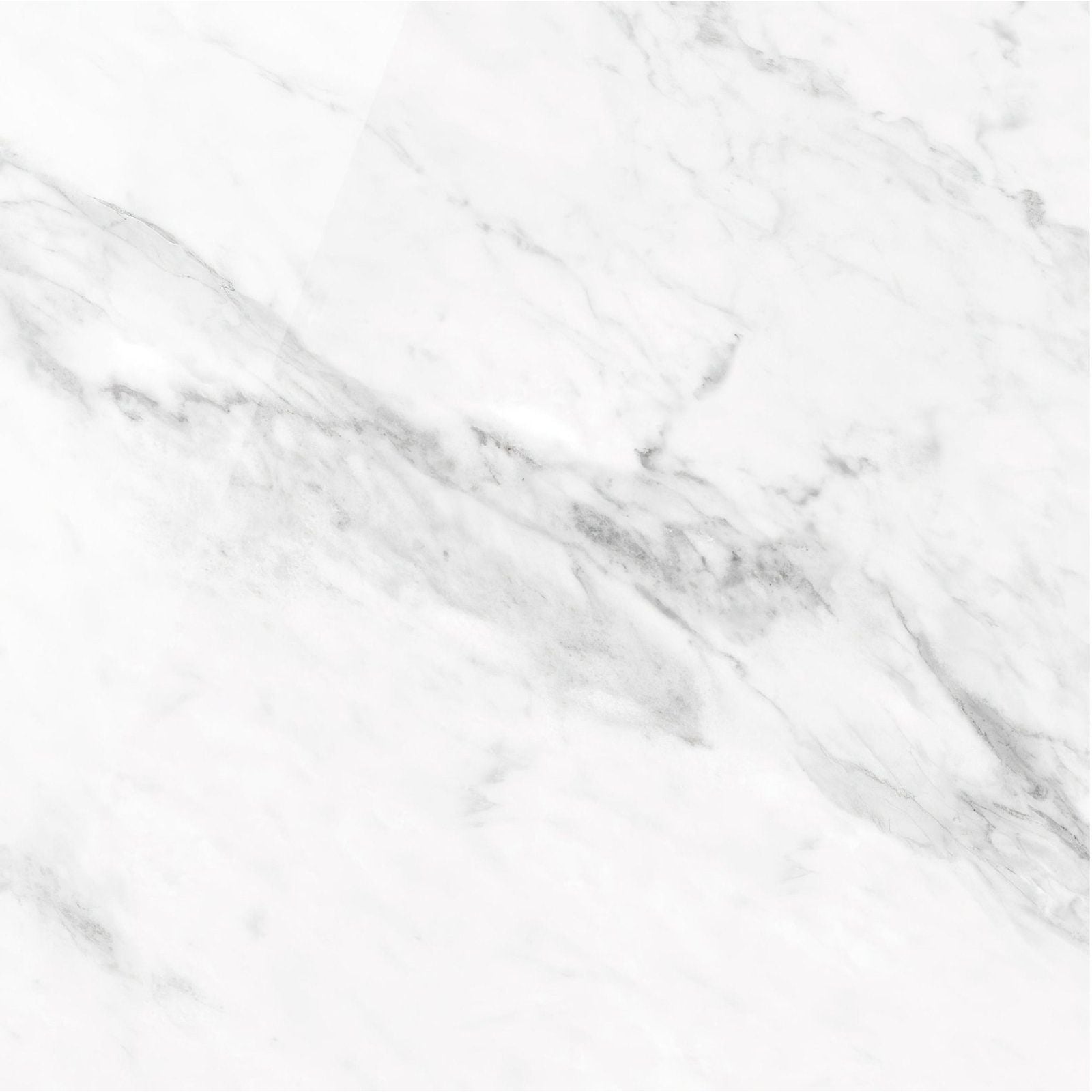White marble tile statuarietto polished 60x60cm with subtle gray veining for elegant flooring and wall decor