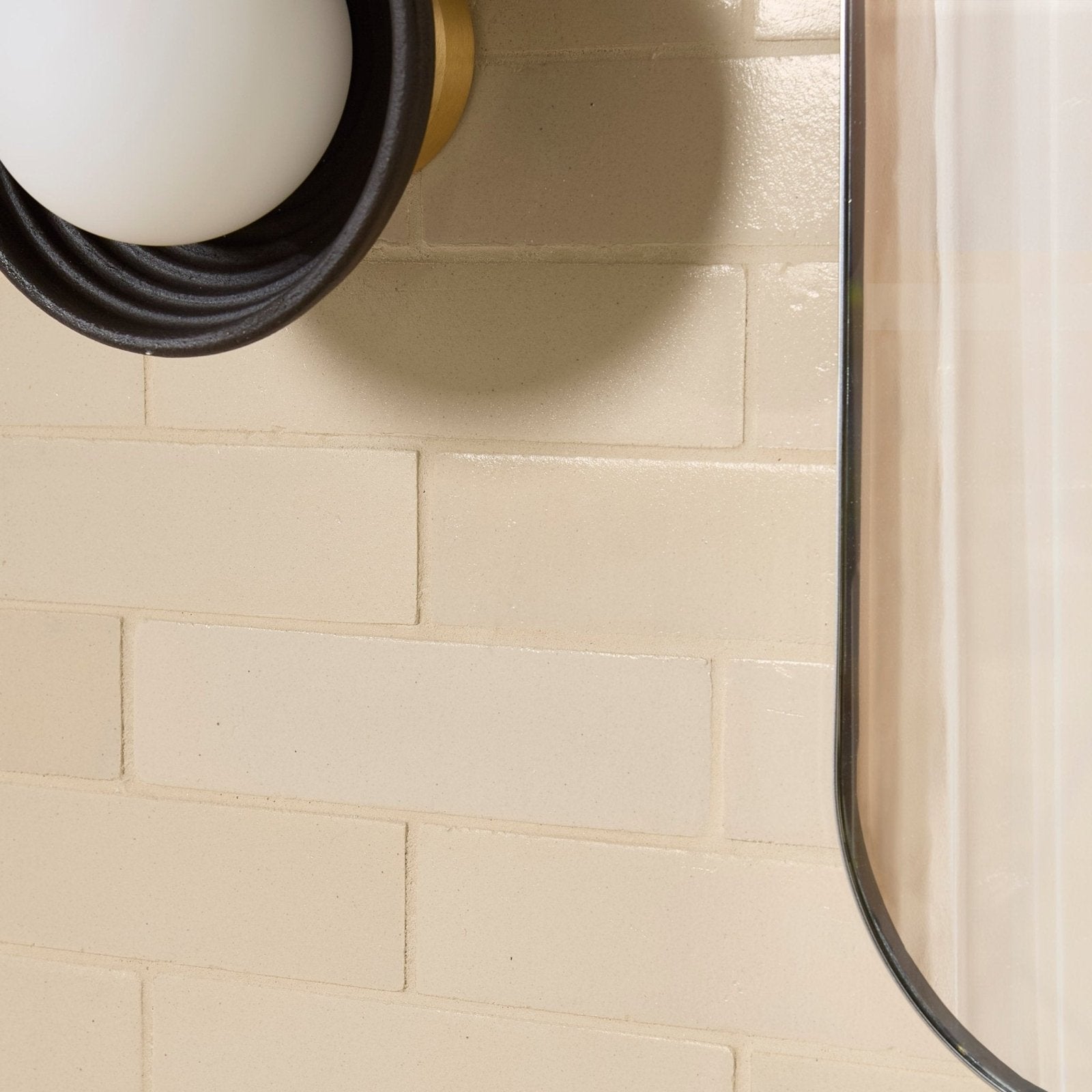 Stone Glaze Ceramic Linen Gloss Brick cream glazed brick tile