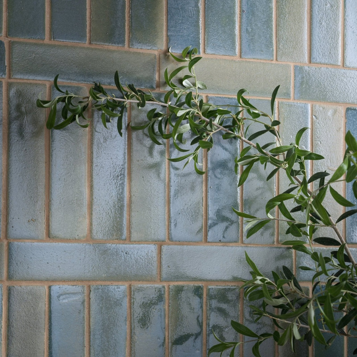 Stone Glaze Ceramic Winter Pond Gloss Brick blue-grey glazed brick tiles