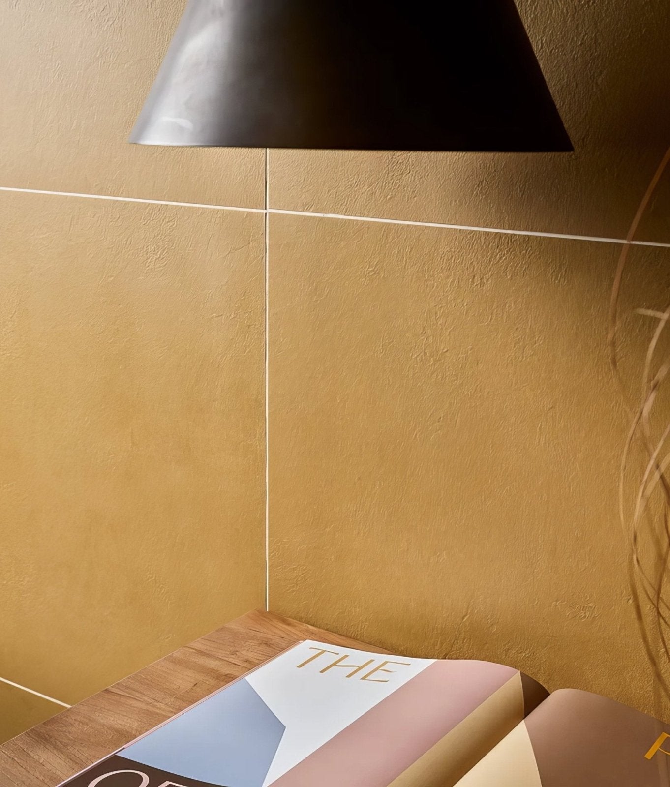 Stucco Porcelain Textured Mustard