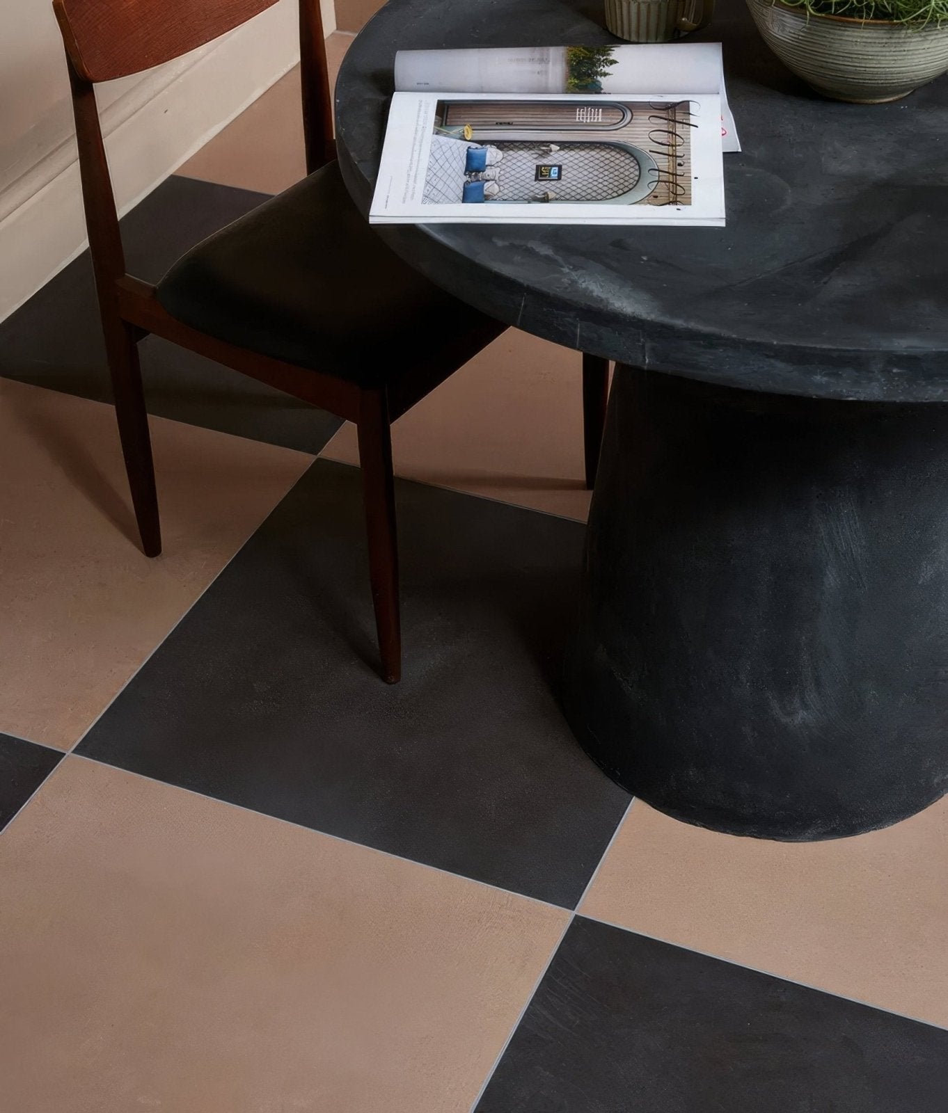 Stucco Porcelain Textured Umber