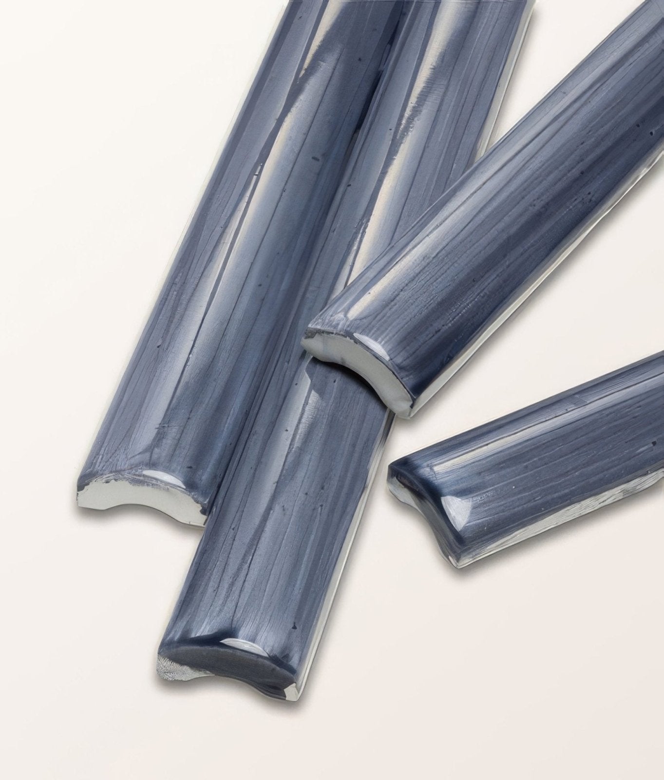 Studio Jamboree Handpainted Ceramic Denim Beading