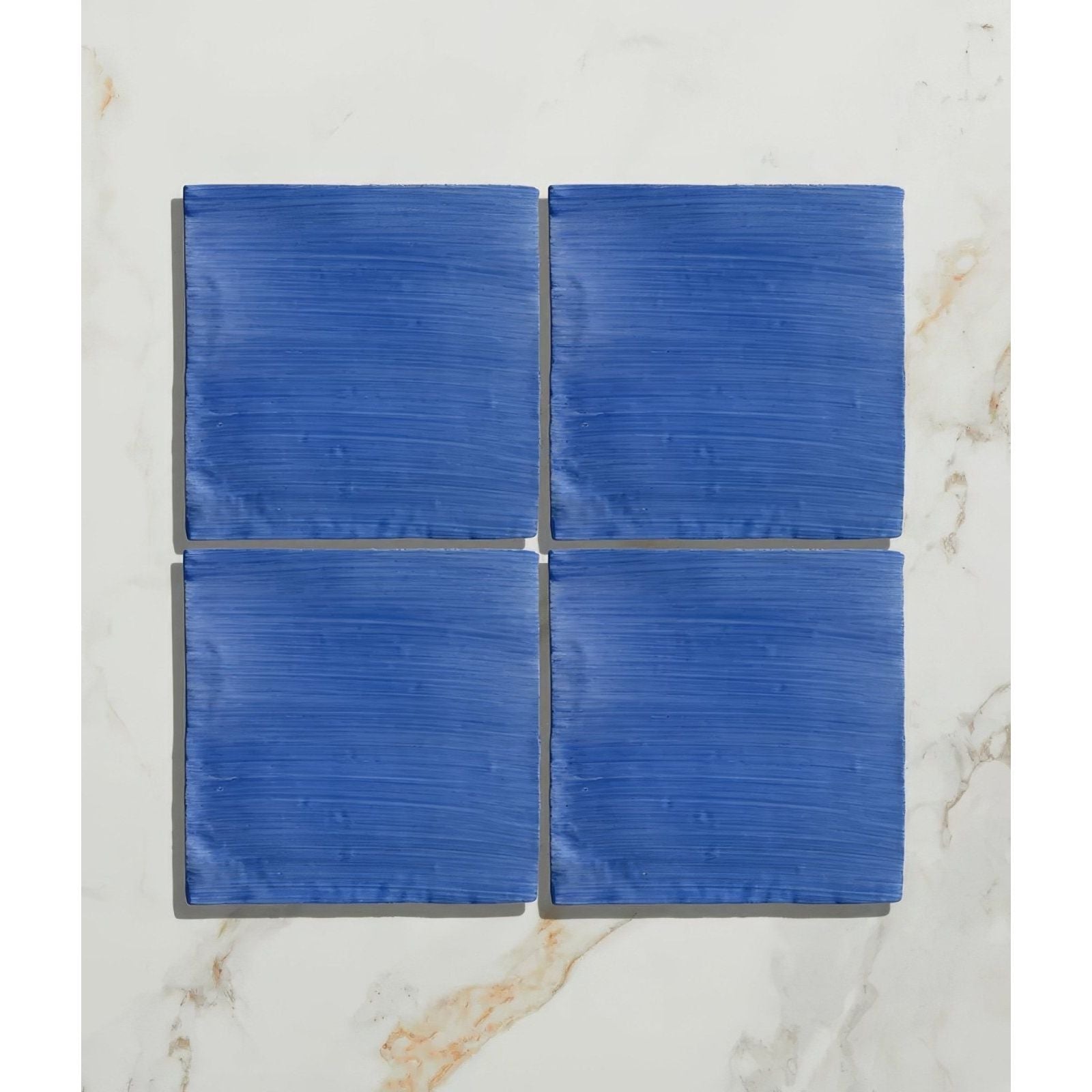 Studio Jamboree Handpainted Ceramic Greek Blue Field