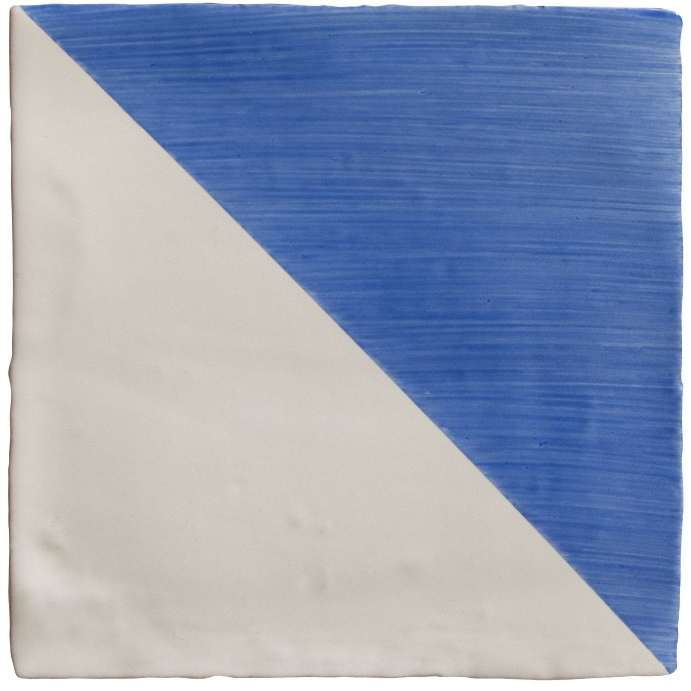 Studio Jamboree Handpainted Ceramic Greek Blue Tri