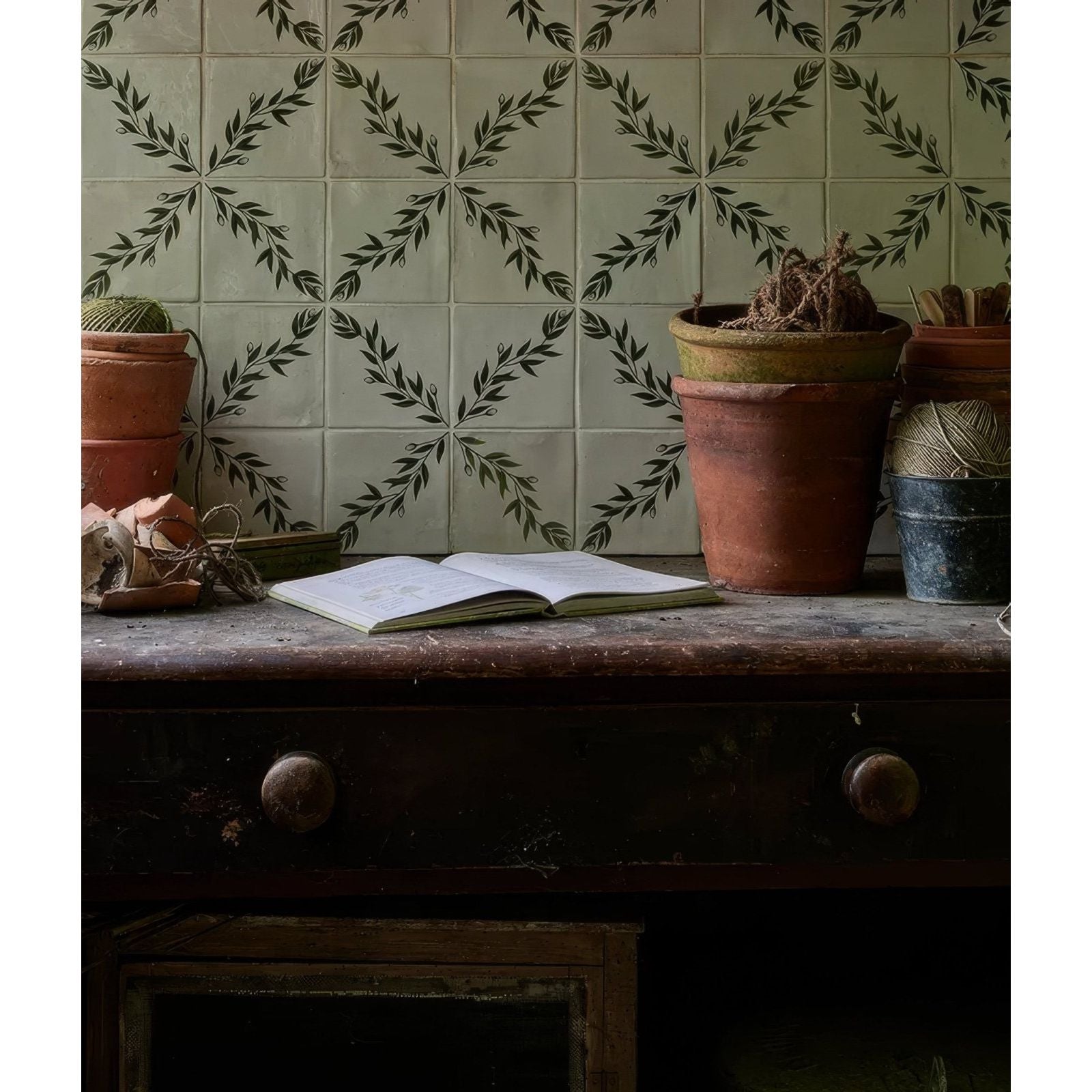 Studio Nonna's Kitchen Floreale Ceramic from Hyperion Tiles