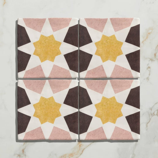 Studio Souk yellow Star Ceramic - alternate view