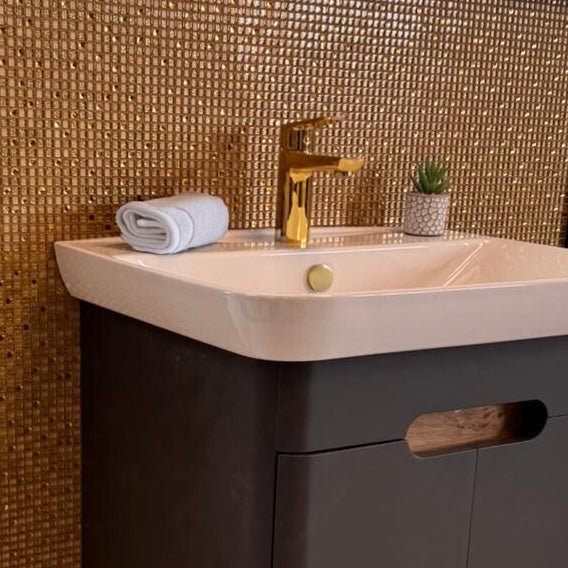 Svarna Sparkling Mosaic gold sparkling mosaic tile