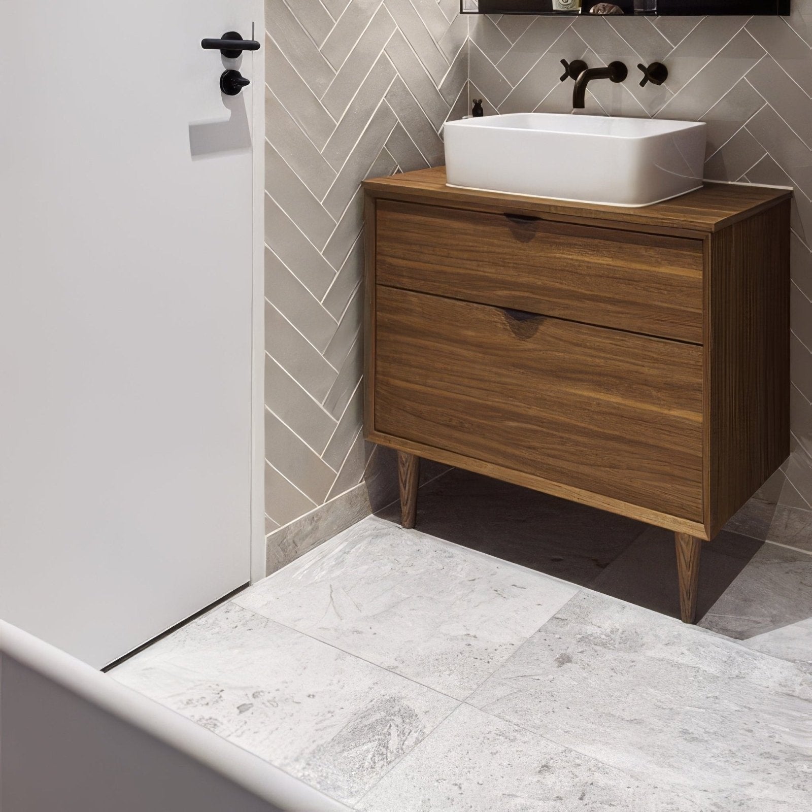 Taj Mahal Marble Honed Finish 45.7 x 45.7cm