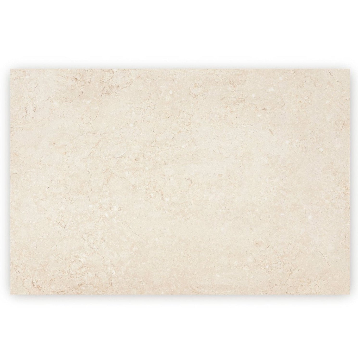 Cream-colored rectangular stone tile temple Ezra 60 x 40 cm diamond sawn honed with subtle natural veining
