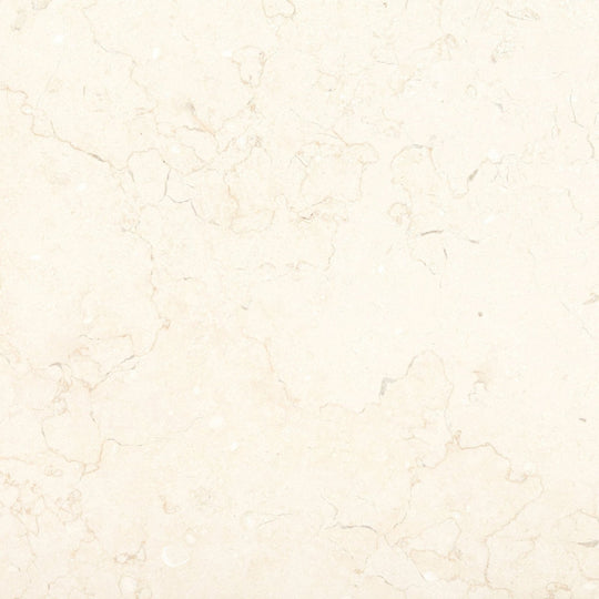 Temple ezra 60 x 60cm diamond sawn honed cream-colored marble surface with subtle gray veining