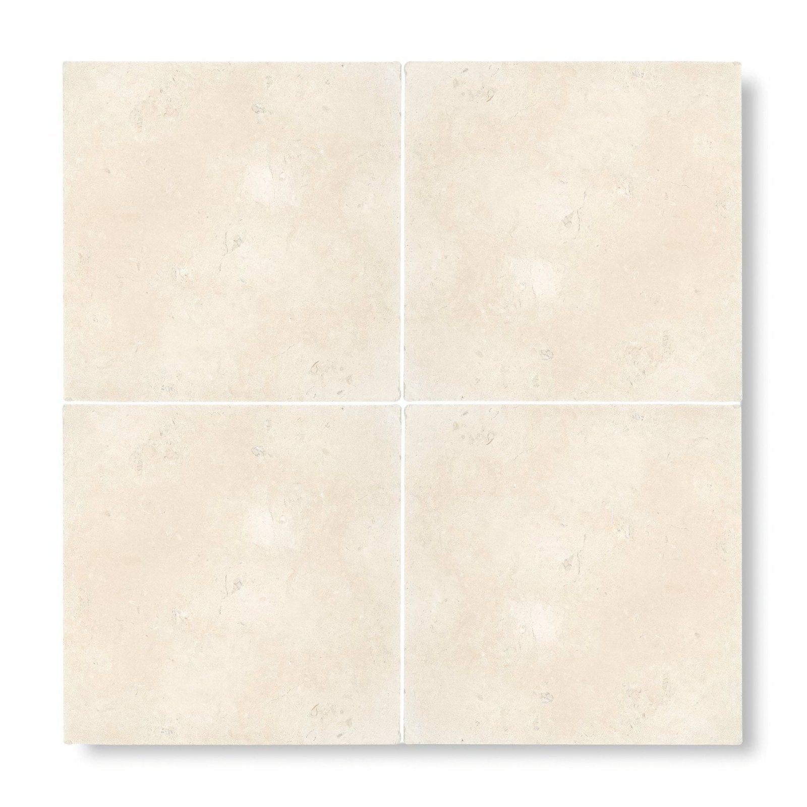 Beige stone temple ezra 60 x 60cm tumbled tiles with subtle natural veining and a matte finish