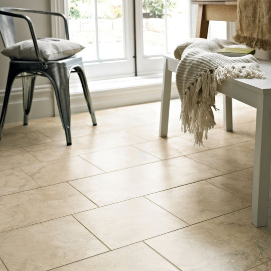 Tivoli Avorio 90 x 60cm Travertine-Effect Porcelain Wall & Floor Tile - alternate view