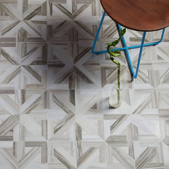 Tokyo Lattice Marble Mosaic - alternate view