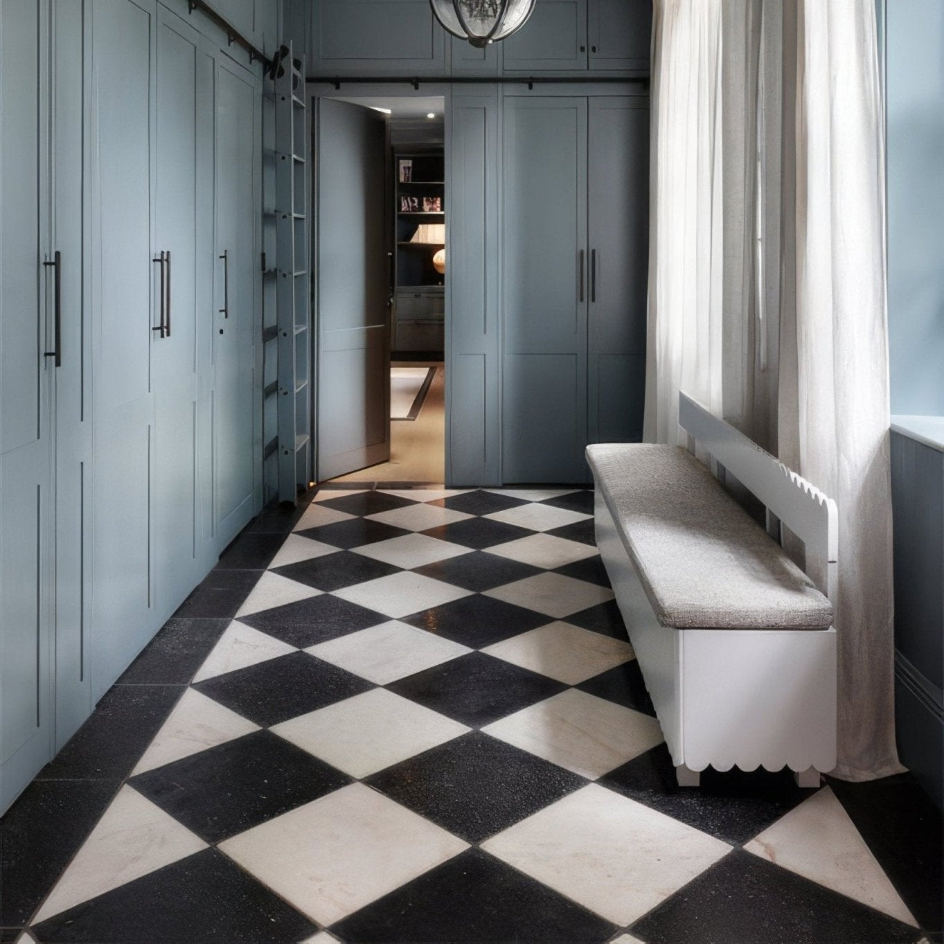 Tora Blue Limestone Tumbled Finish