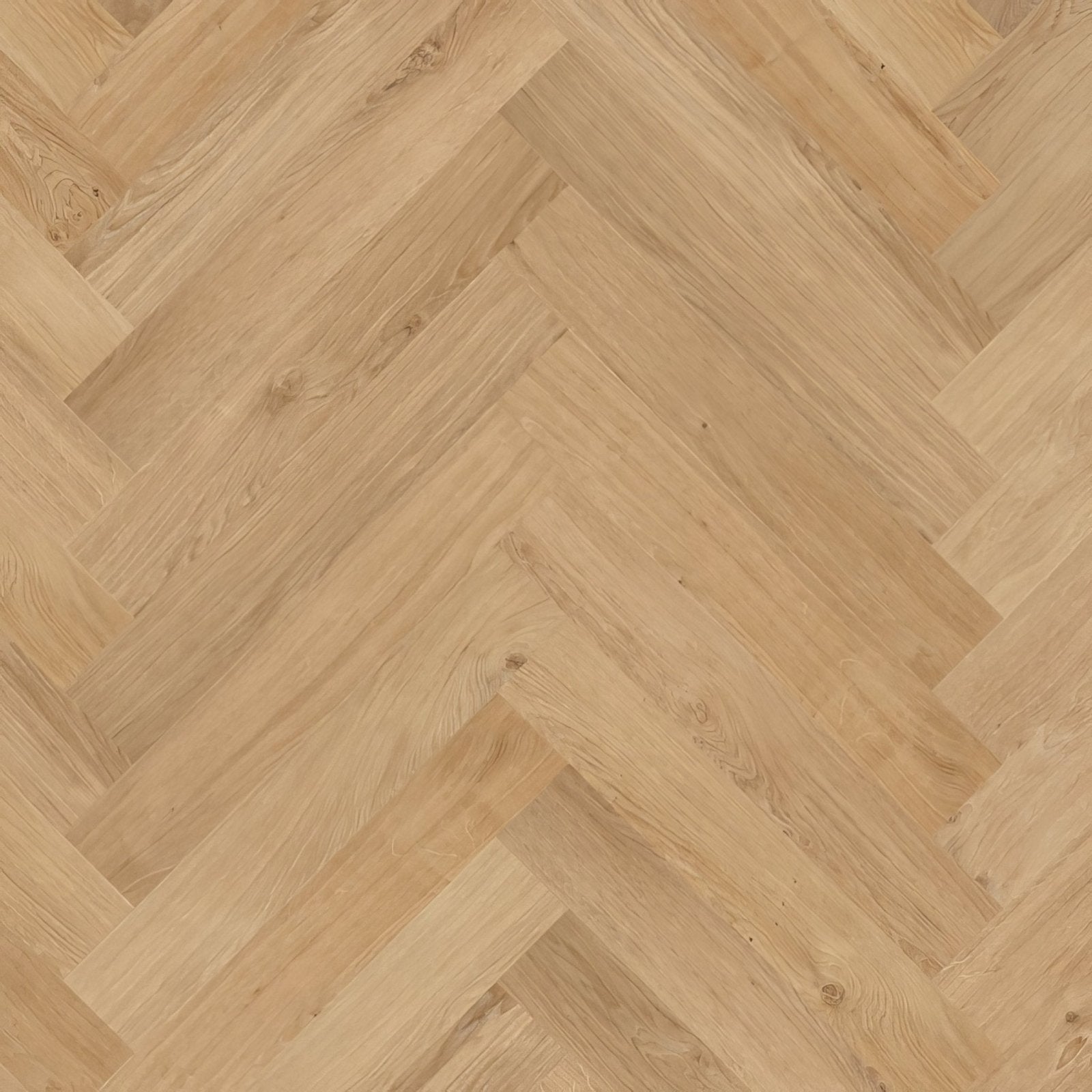 Light oak-colored hardwood flooring arranged in a herringbone pattern Toro F318 Herringbone product