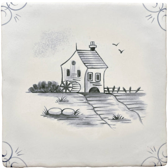 Traditional English Delft Mill - alternate view