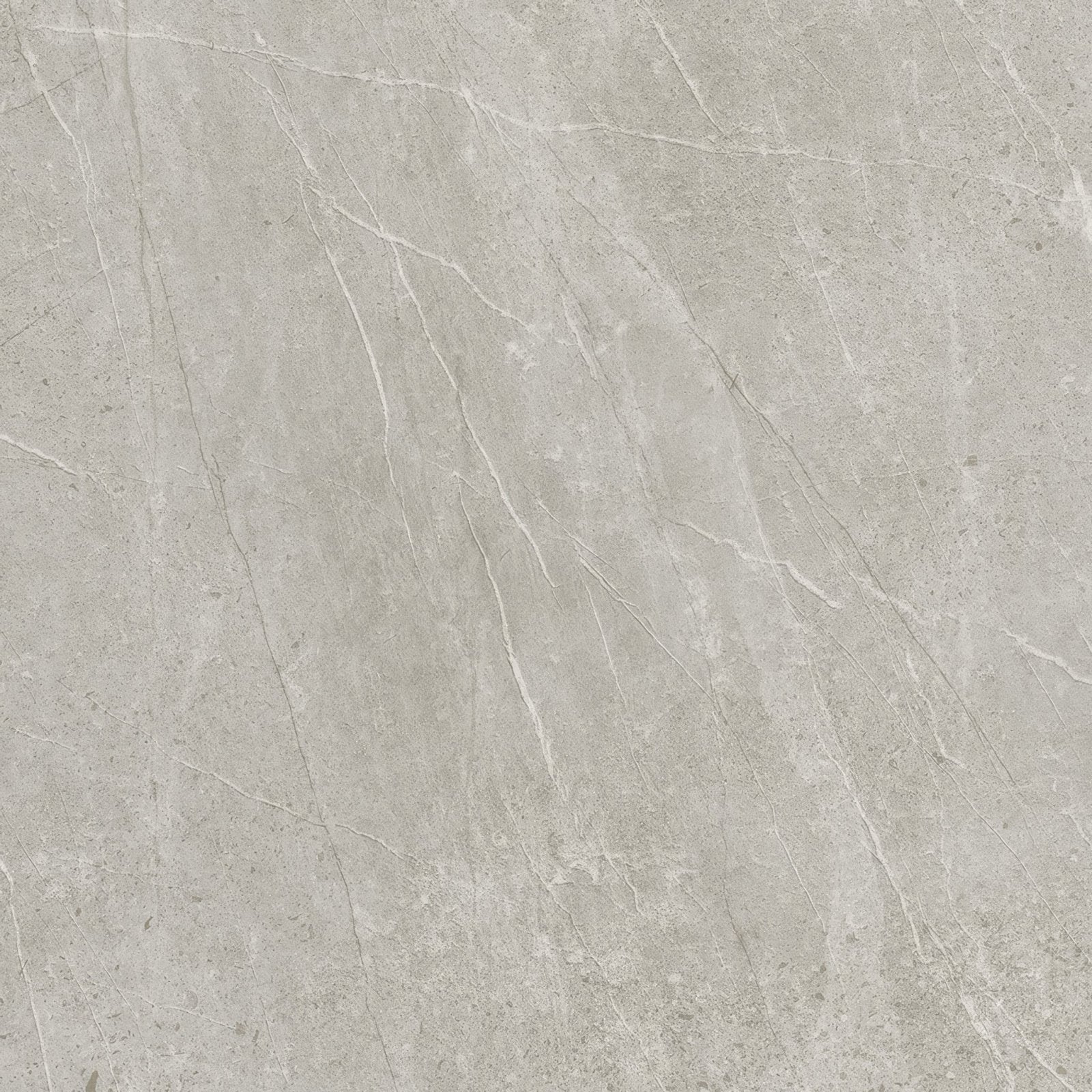 Trevi 1822 silver polished gray stone tile with subtle white veining ideal for flooring and wall use