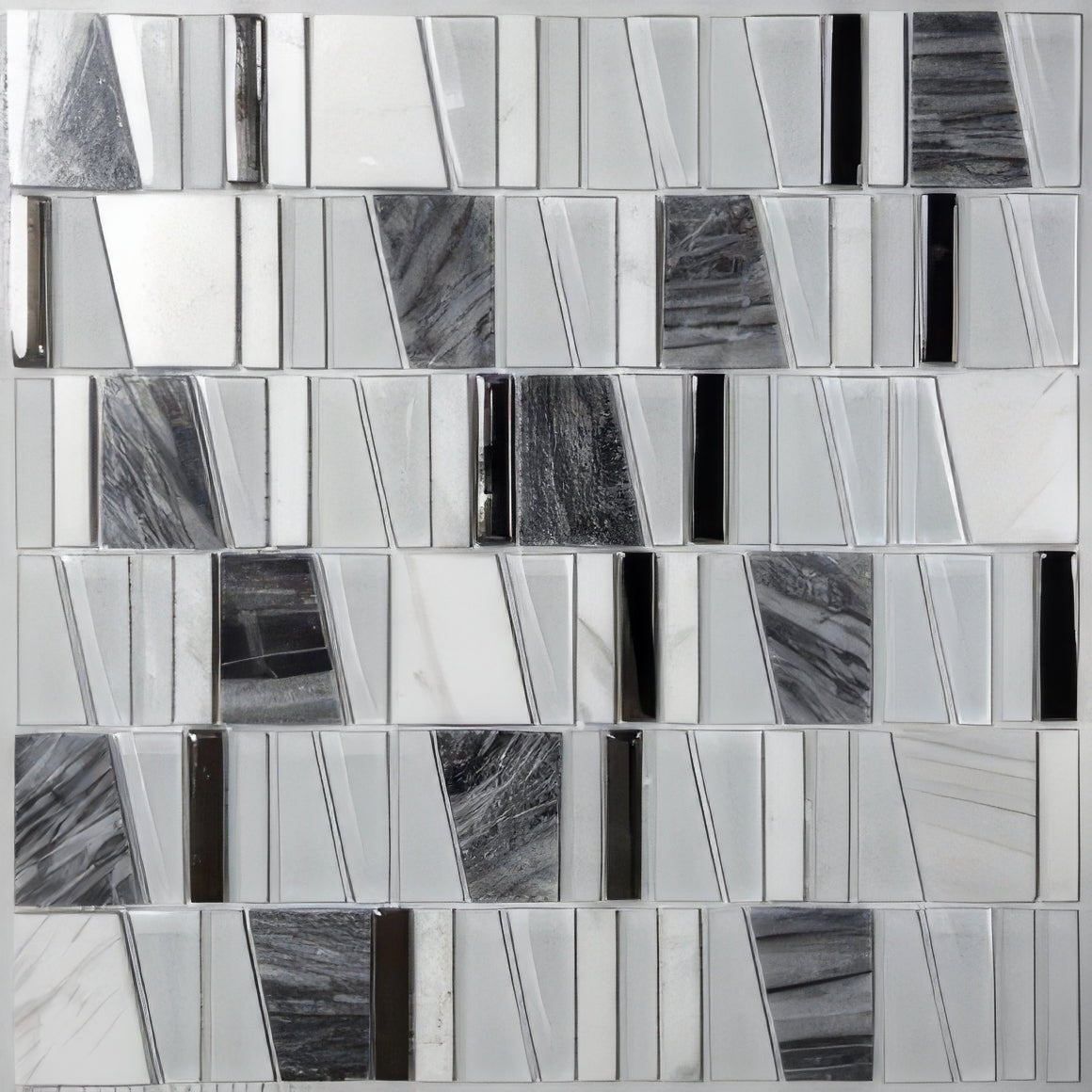 Trip Asi Gris Mosaic – pattern detail