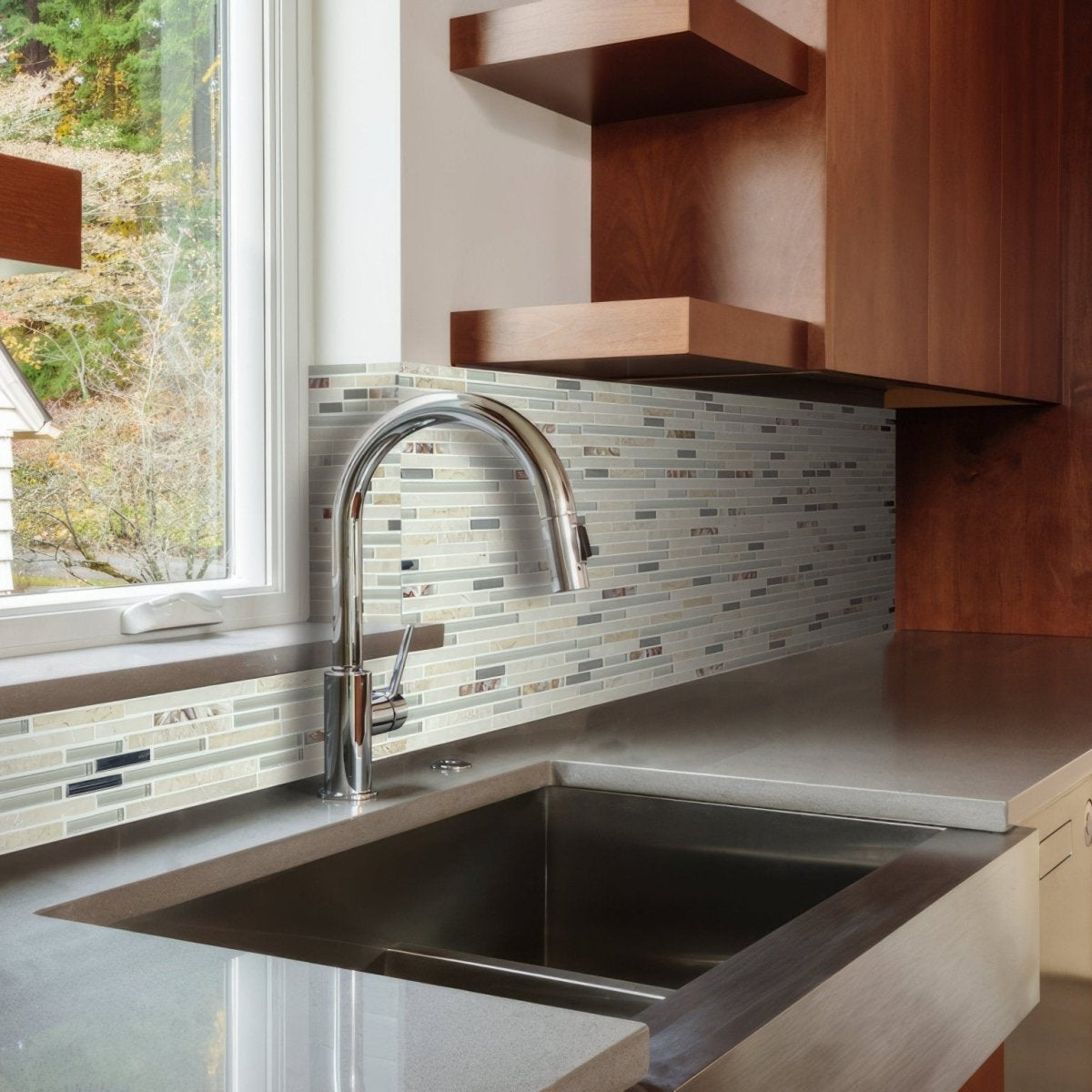 Trip Lluvia Beige Mosaic