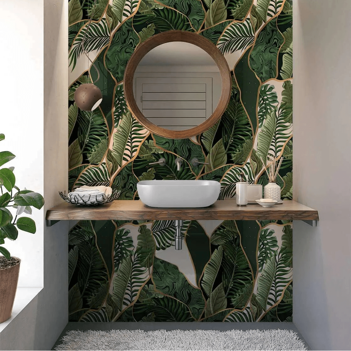 Tropical Abstract Wall Panel