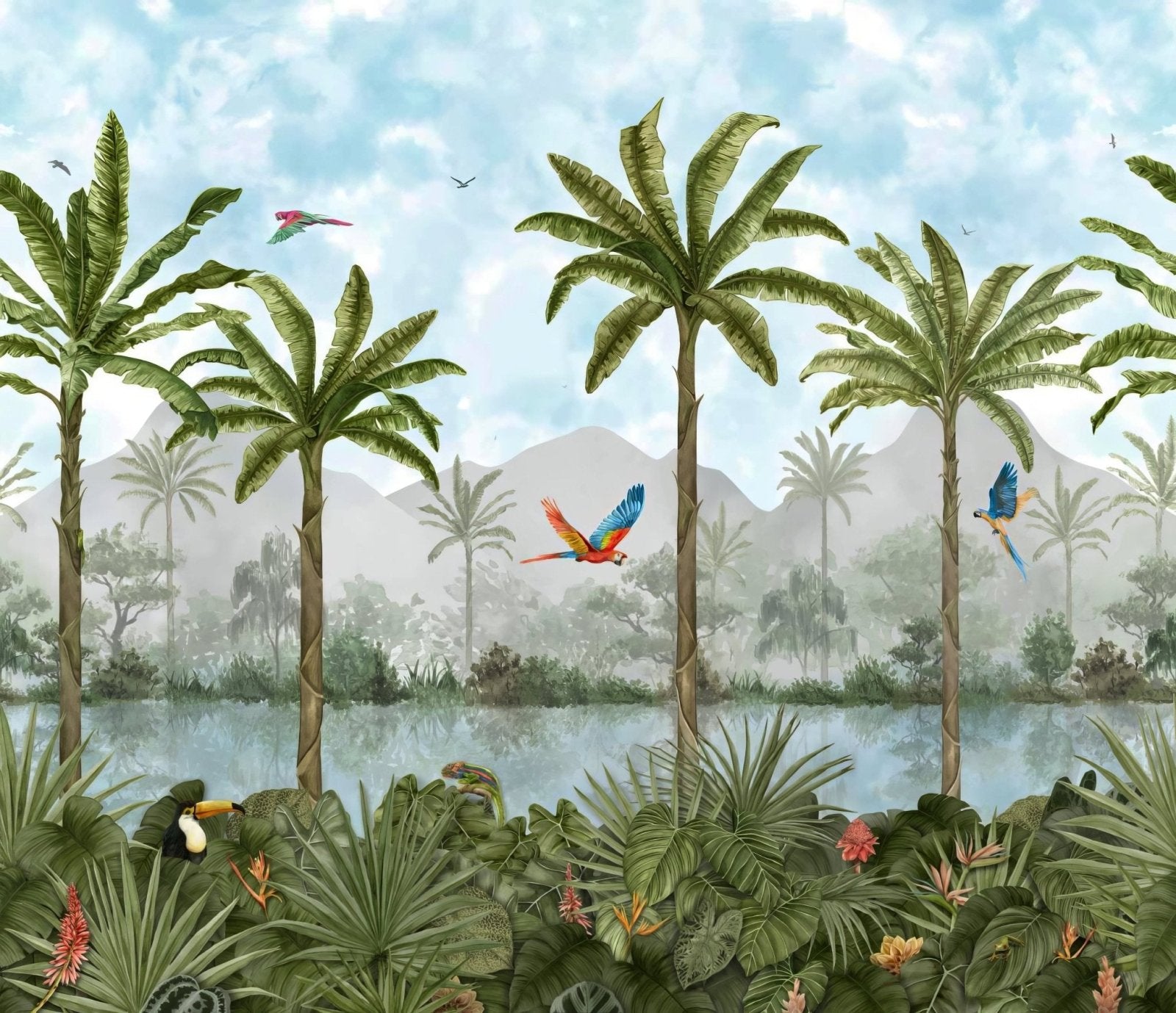 Tropical Oasis Panel C