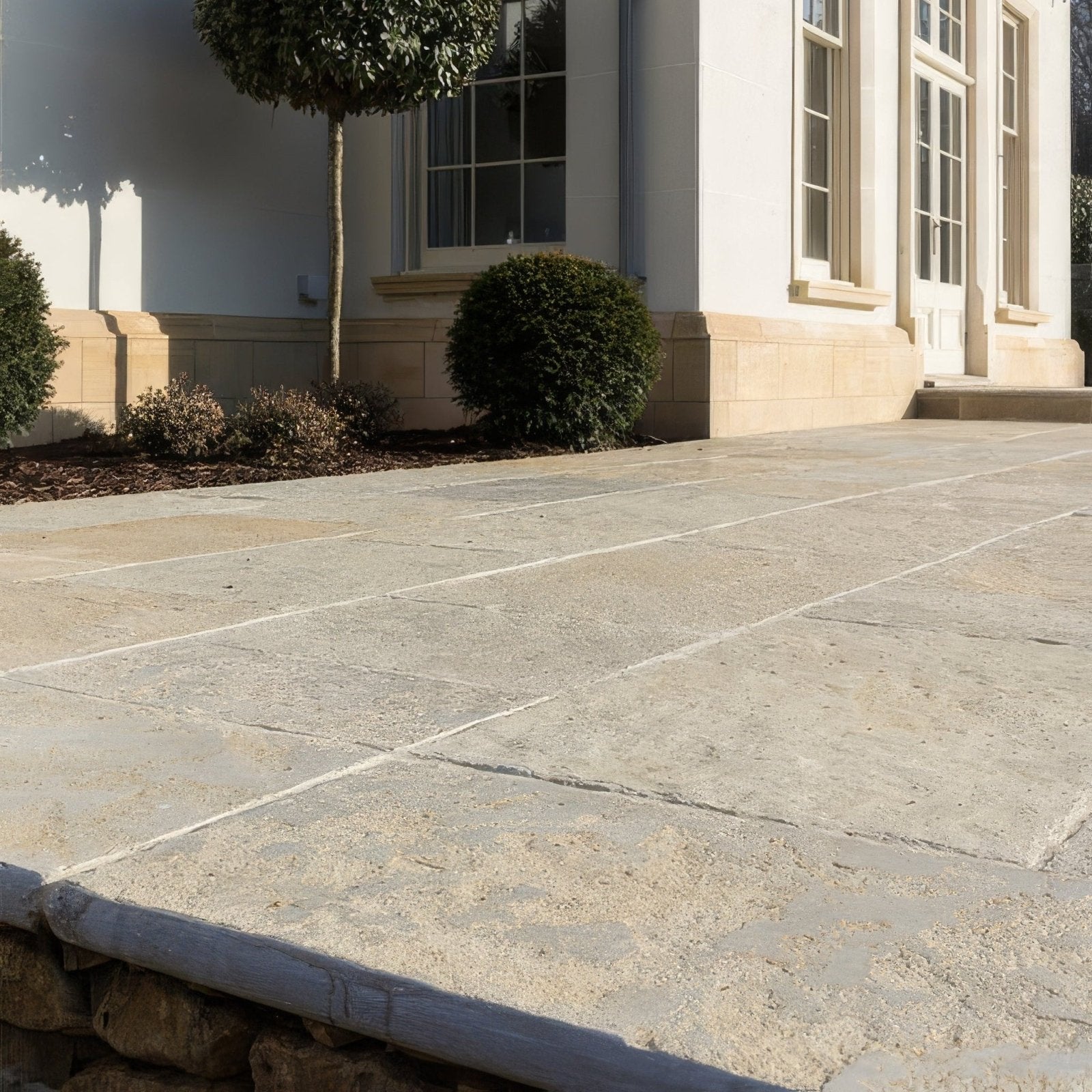 Trusloe Limestone Paving Seasoned Finish