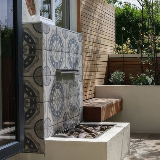 Urban Aryz Urban Patterned Porcelain Tile 20x20cm - alternate view