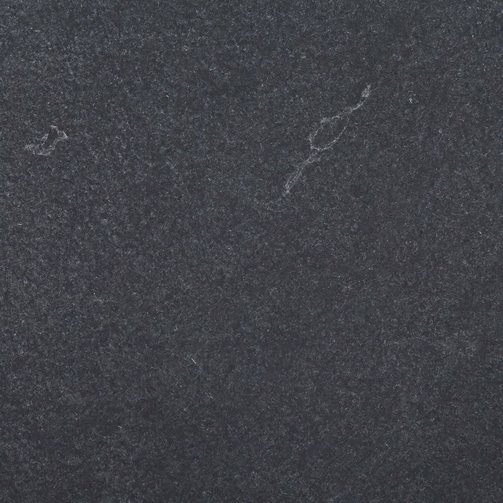 Dark gray granite urban slate countertop with subtle white veining in 40 x 40 black and grey design
