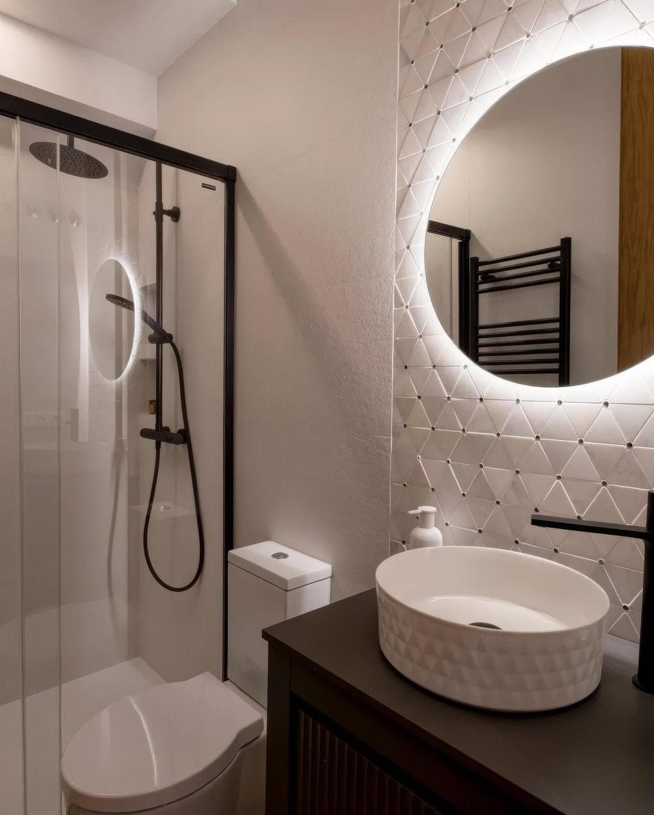 Victorian Diamond Marmara Mirror Mosaic