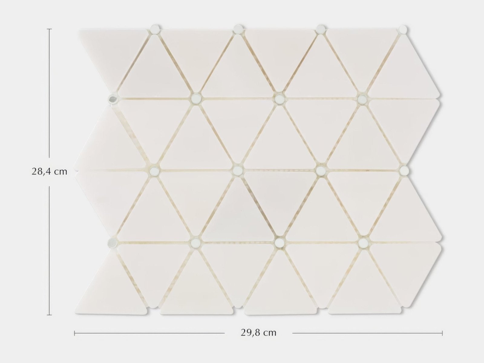 Victorian Diamond Marmara Mirror Mosaic