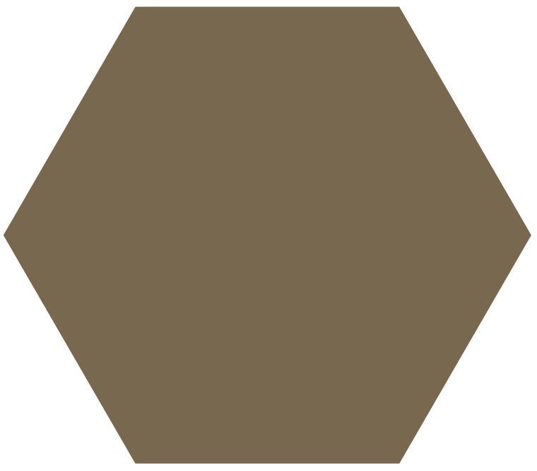 Victorian Floor Tile Classic Hexagon Colours 127mm