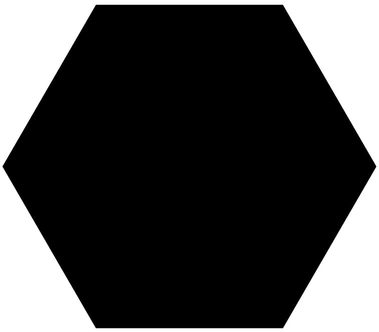 Victorian Floor Tile Classic Hexagon Colours 127mm