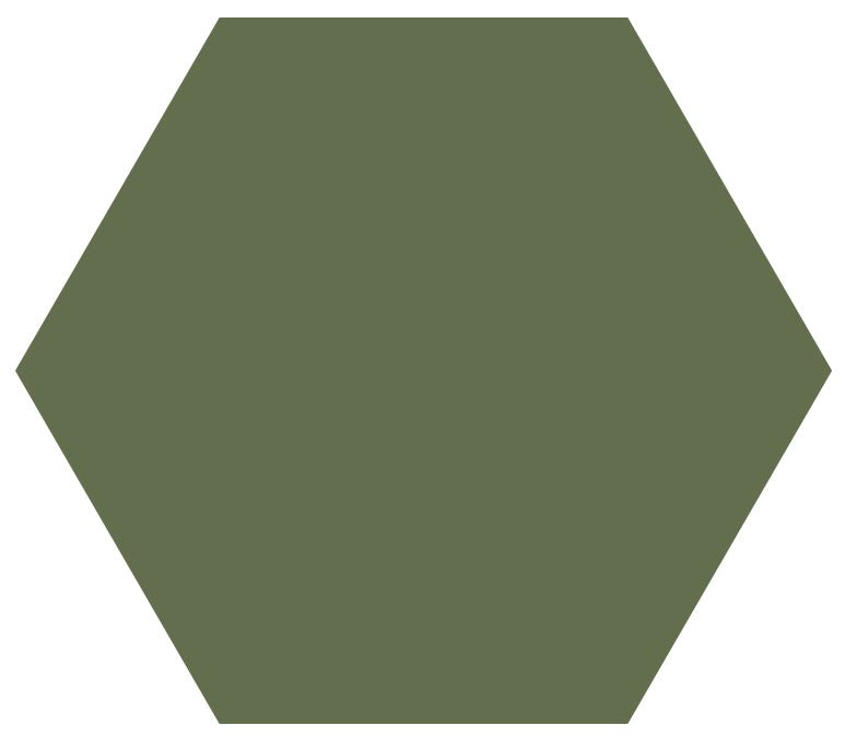 Victorian Floor Tile Classic Hexagon Colours 127mm