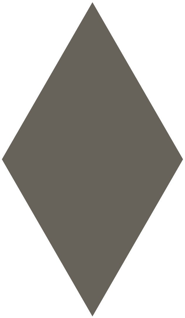 Victorian Floor Tile Diamond Colours 182 x 105mm