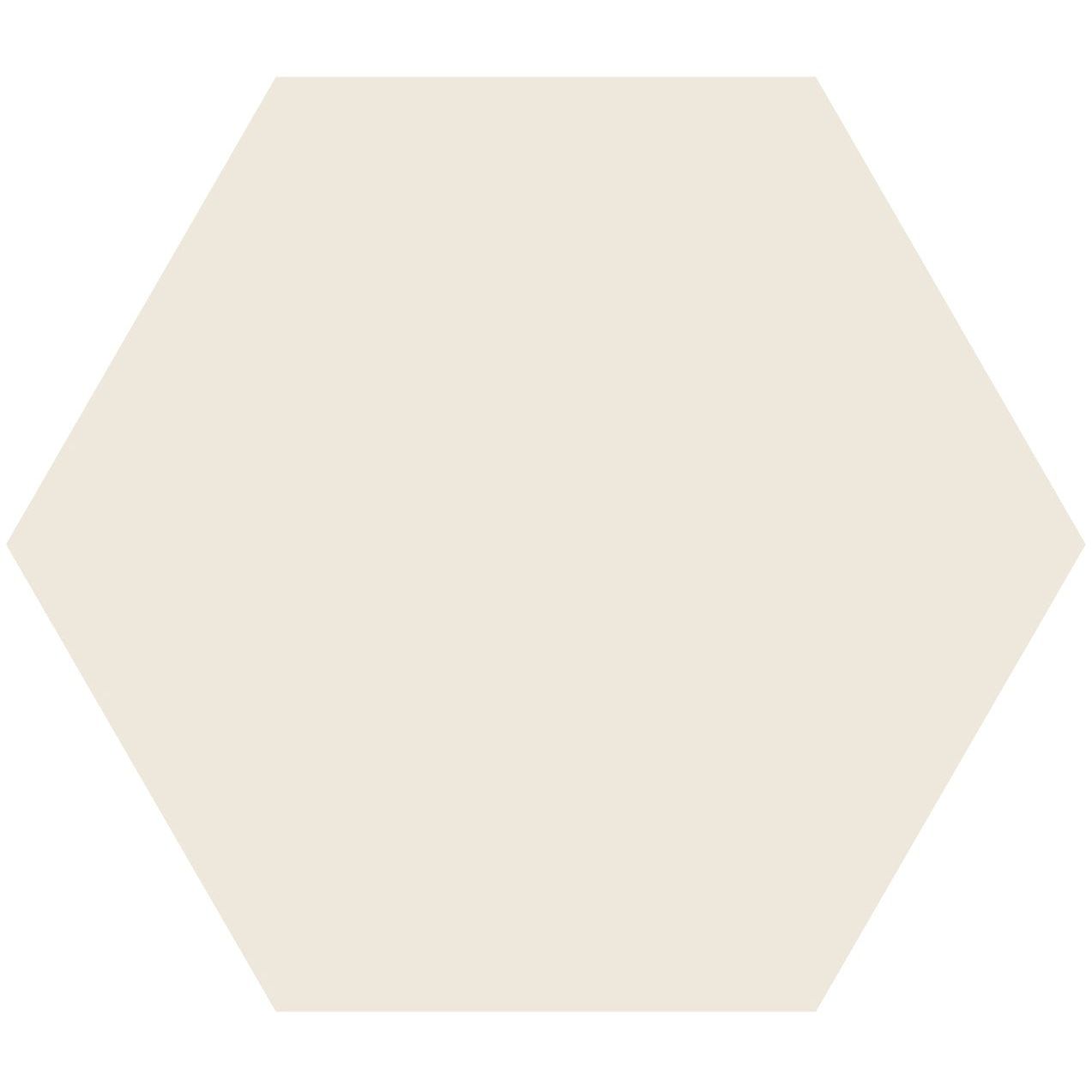 Beige victorian floor tile large hexagon with smooth matte finish and 185mm size for elegant flooring use