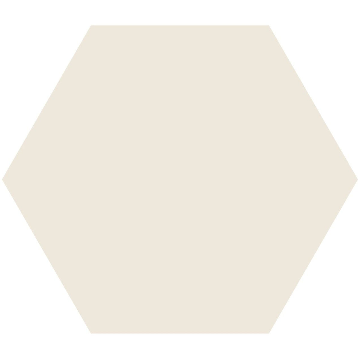 Beige victorian floor tile large hexagon with smooth matte finish and 185mm size for elegant flooring use