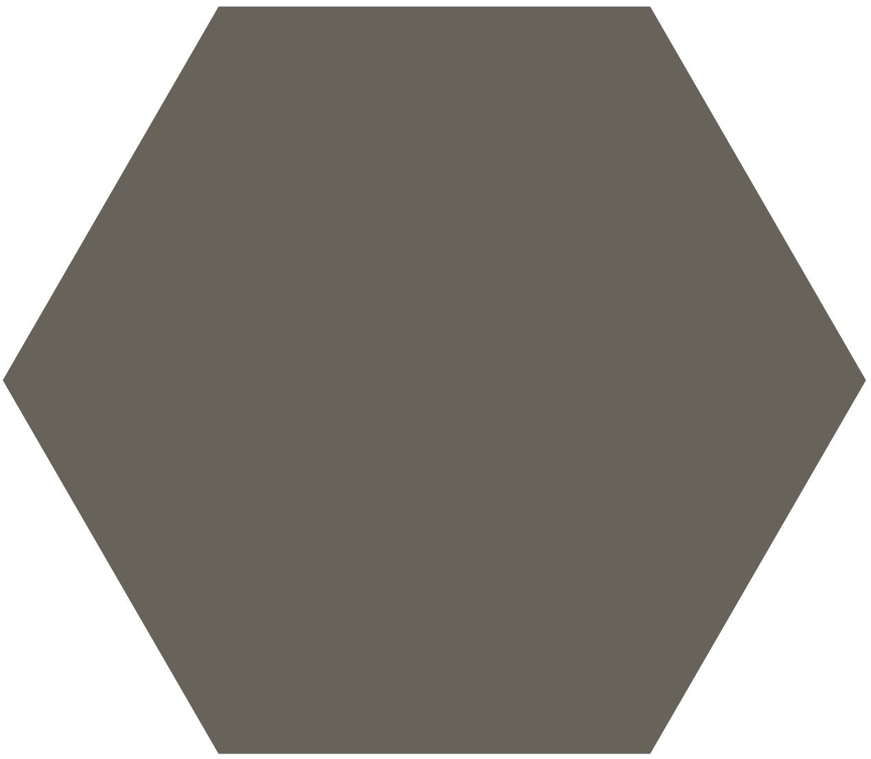 Victorian Floor Tile Large Hexagon Colours 185mm