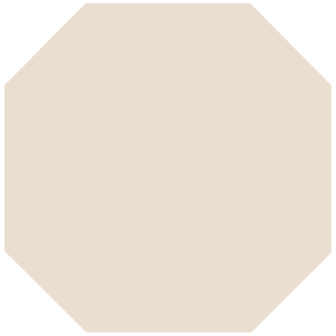 Victorian Floor Tile Octagon Colours 106 x 106mm