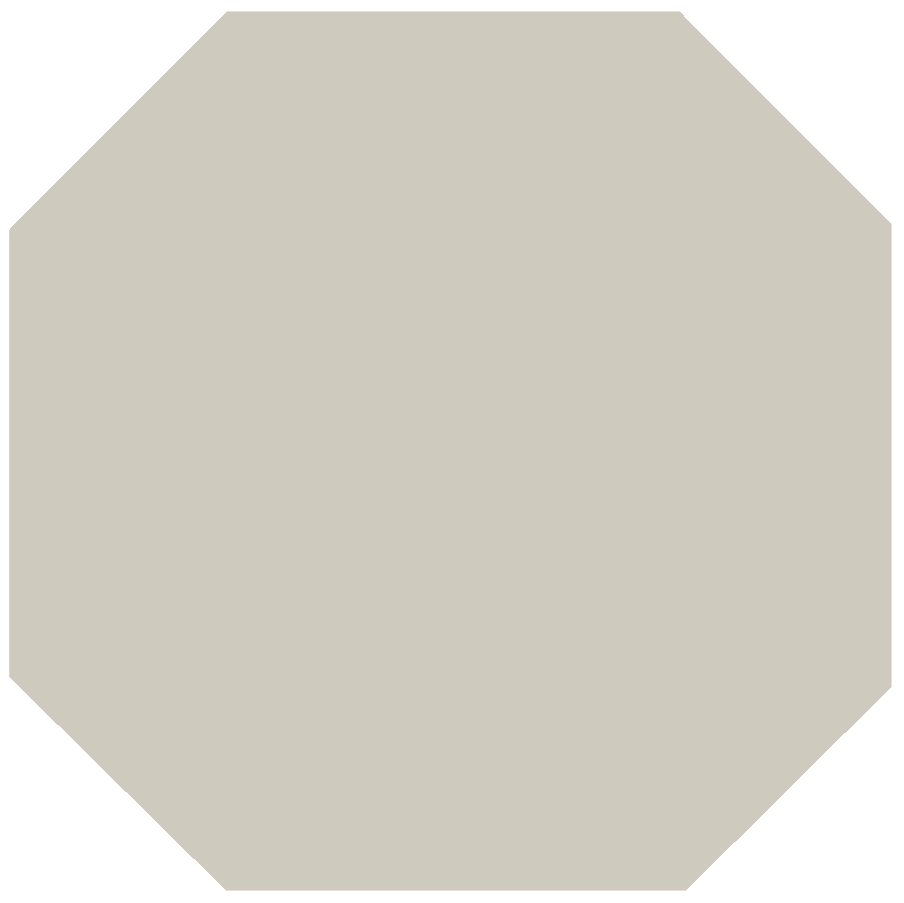 Victorian Floor Tile Octagon Colours 151 x 151mm