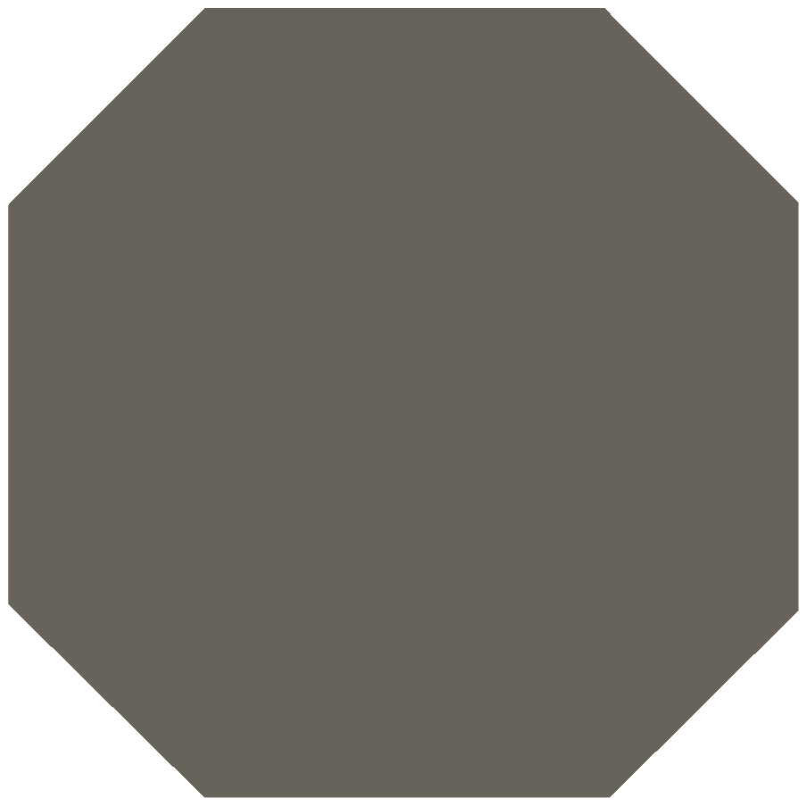 Victorian Floor Tile Octagon Colours 151 x 151mm