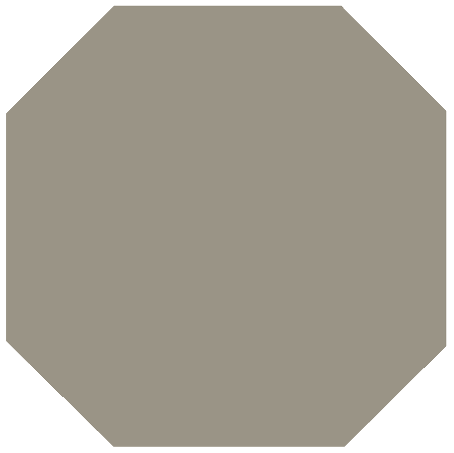 Victorian Floor Tile Octagon Colours 151 x 151mm