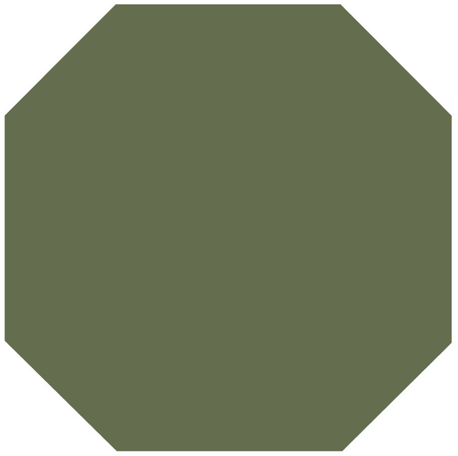 Victorian Floor Tile Octagon Colours 151 x 151mm