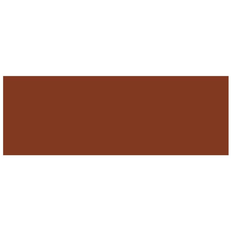Solid brown rectangular victorian floor tile panel 151 x 53mm ideal for decorative flooring designs