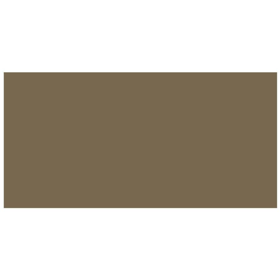 Solid brown rectangular victorian floor tile panel measuring 151 by 75 millimeters for decorative flooring