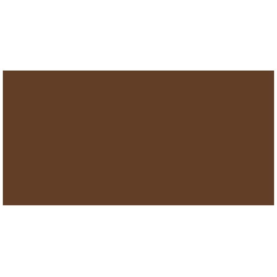Solid brown rectangular victorian floor tile panel in 151 x 75mm size for classic flooring designs