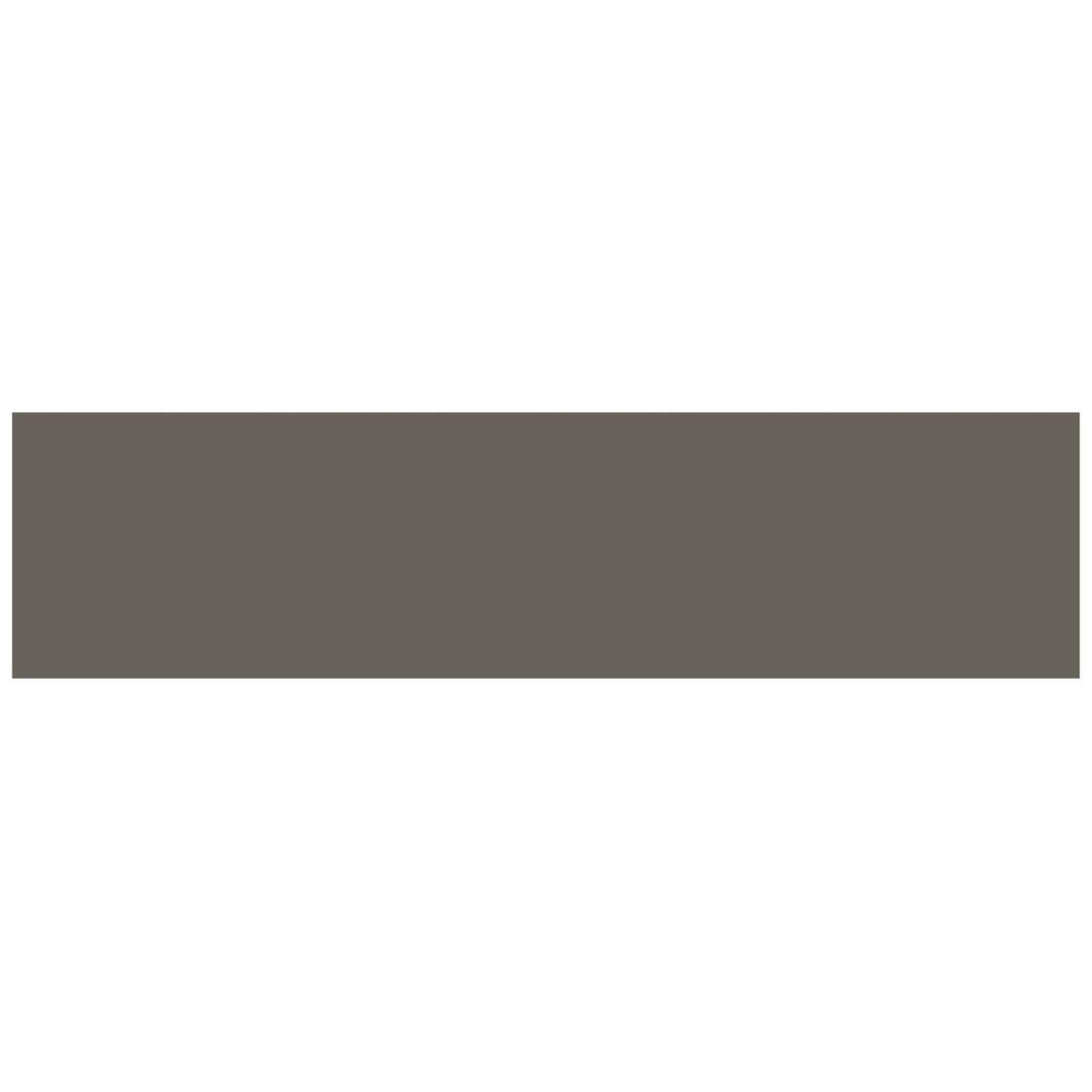 Victorian floor tile rectangle in muted olive green with a solid matte finish measuring 305 x 75mm
