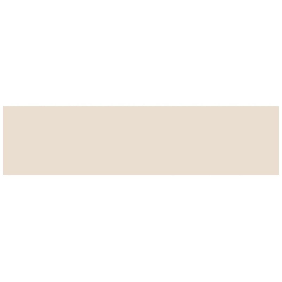 Beige rectangular victorian floor tile panel measuring 305 x 75mm suitable for flooring and decorative use