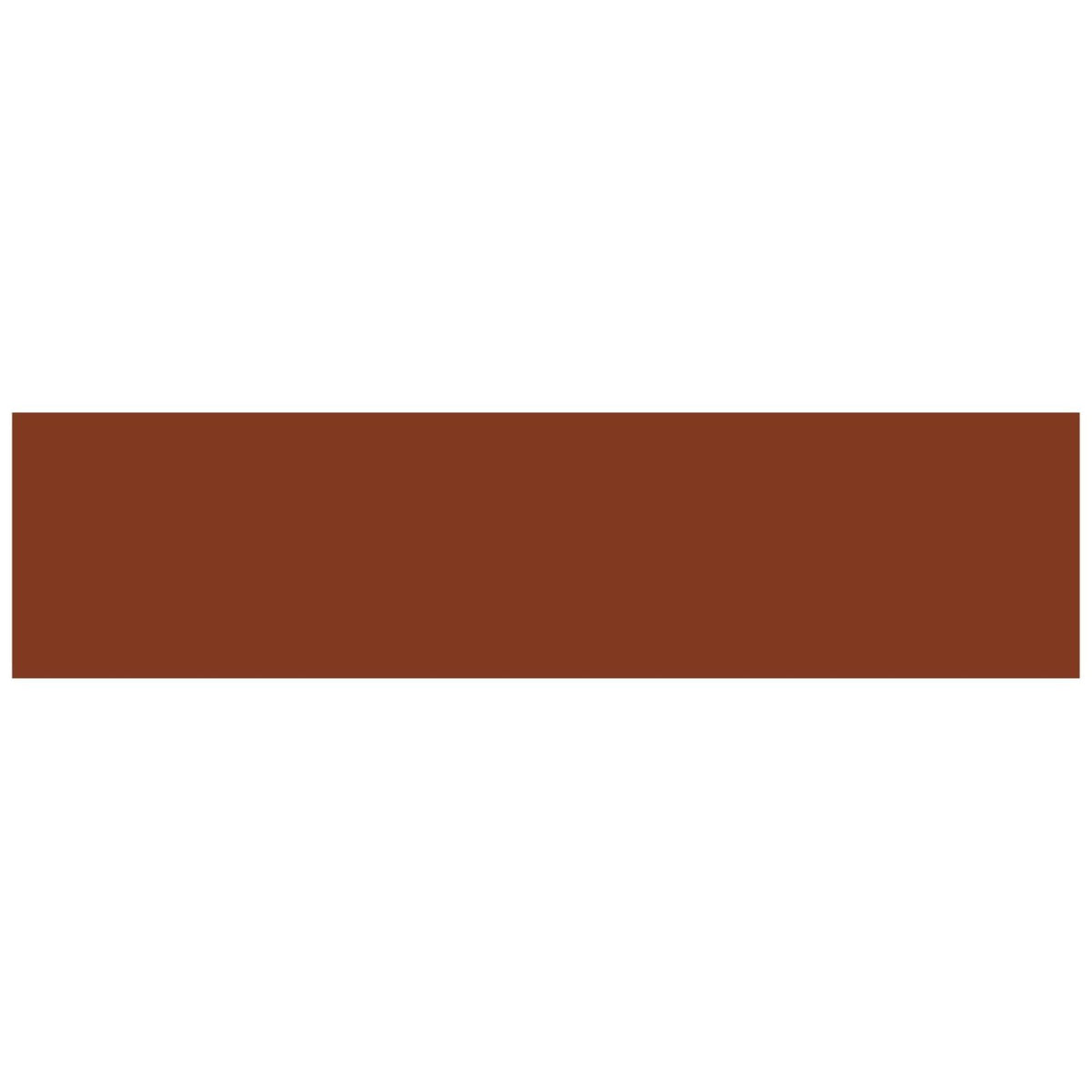 Solid brown rectangular victorian floor tile measuring 305 x 75mm suitable for flooring use