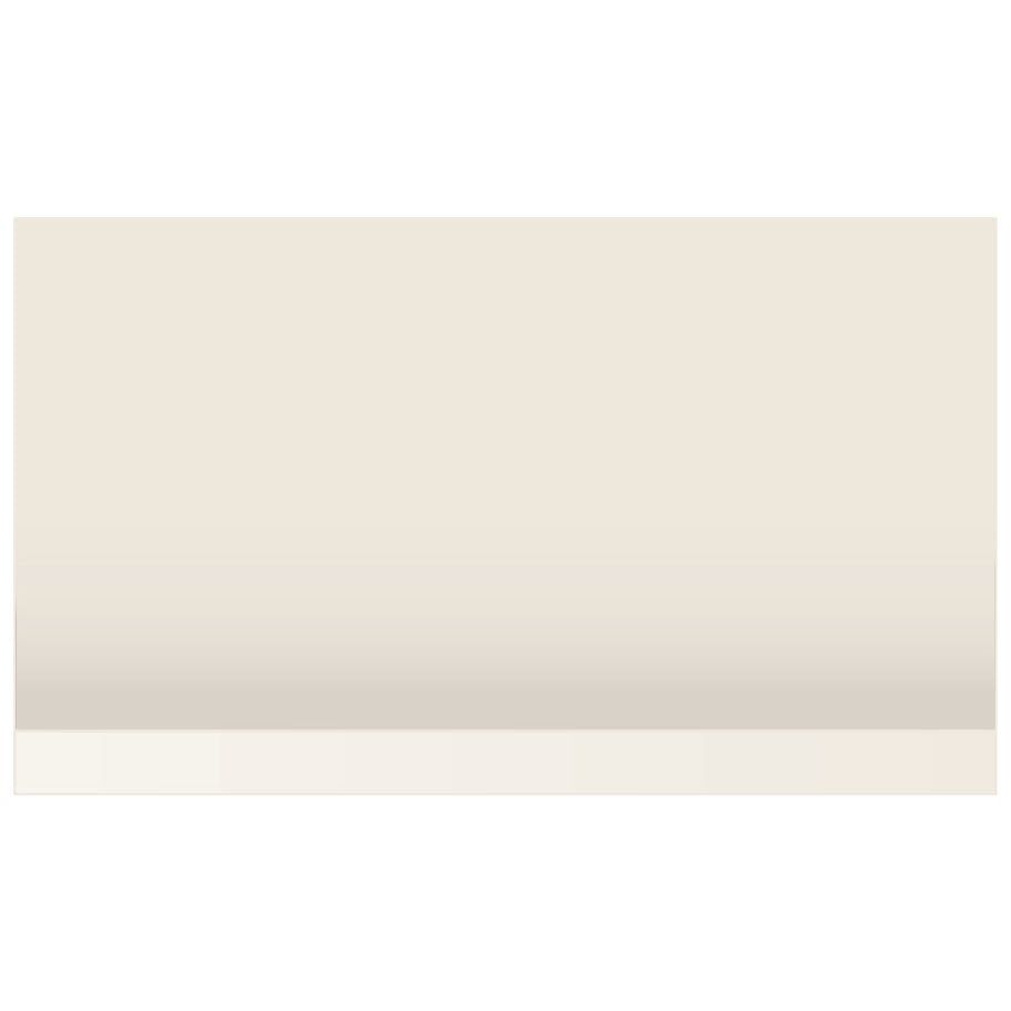 Cream-colored rectangular ceramic Victorian floor tile skirting with a smooth glossy finish measuring 148 x 98mm